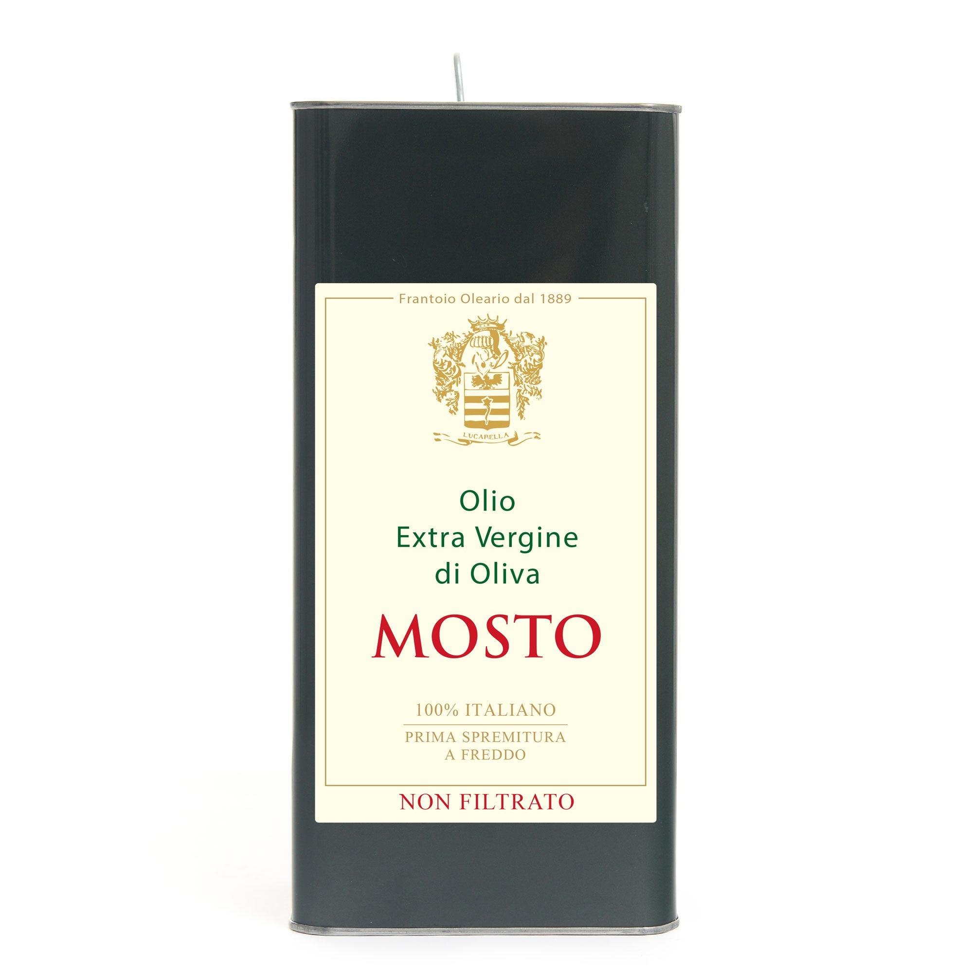 Lattina di Olio extravergine di oliva Mosto da 5 lt – L'Acropoli di Puglia