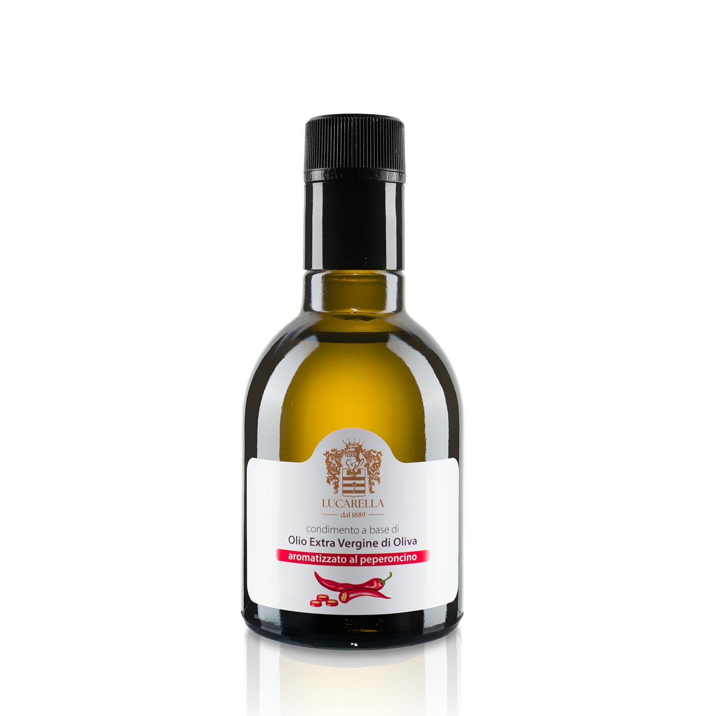 Condimento all’Olio Extravergine di Oliva aromatizzato al Peperoncino 250 ml